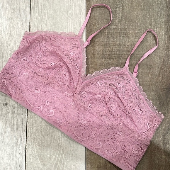 LILY OF FRANCE Women’s Lace Bralette Sz. L - Picture 1 of 7